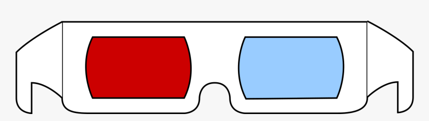 Transparent Cartoon 3d Glasses, HD Png Download, Free Download