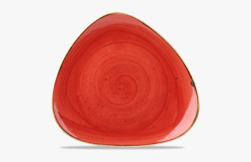Stonecast Berry Red Triangle Plate - Circle, HD Png Download, Free Download