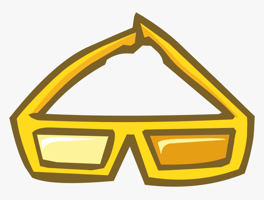 D Glasses Club Penguin - Items De Club Penguin, HD Png Download, Free Download