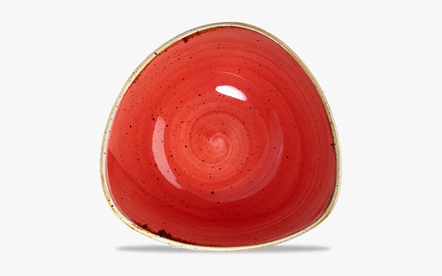 Stonecast Berry Red Triangle Bowl - Circle, HD Png Download, Free Download