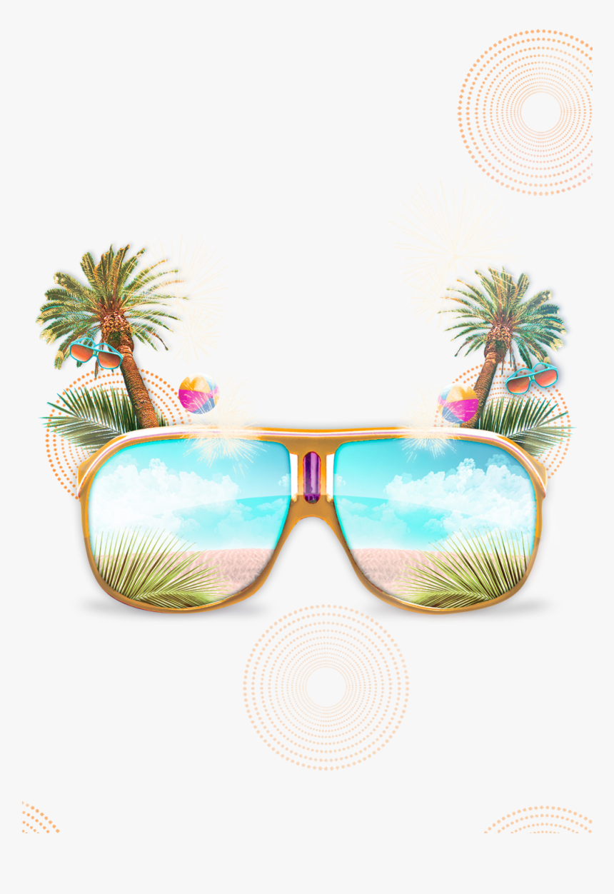 Euclidean Vector Sunglasses File Computer Free Clipart - Cool Beach Glasses Png, Transparent Png, Free Download