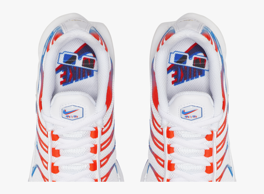 Nike Air Max Plus 3d Glasses Cq9893-400 Release Date - Nike Air Force 1 3d Glasses, HD Png Download, Free Download