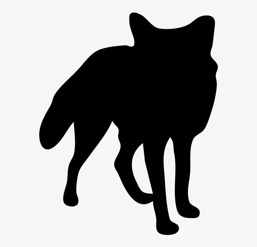 Black Photography - Fox Silhouette Transparent, HD Png Download, Free Download