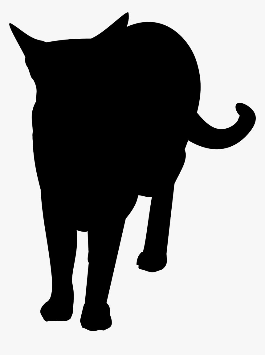 Feel Free To Use This Cat Silhouette For Your Own Projects - Elephant, HD Png Download, Free Download