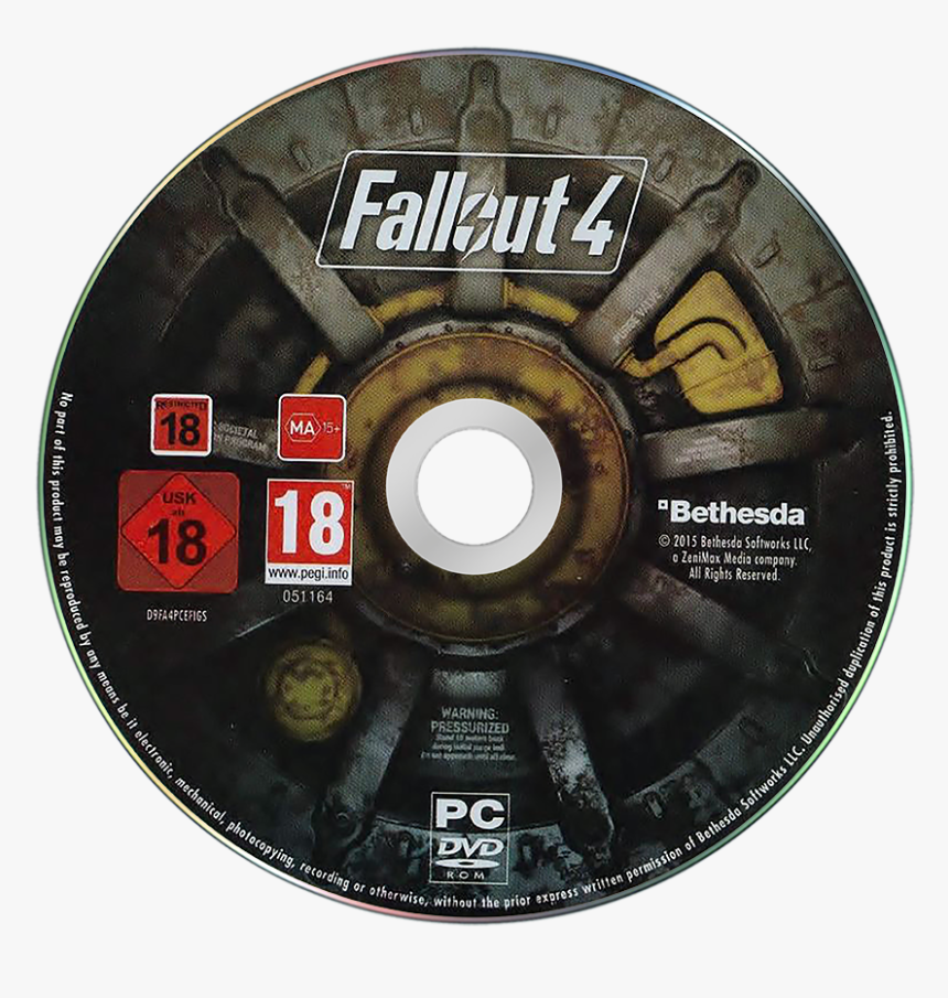 Fallout Ps4 Game Disc Hd Png Download Kindpng