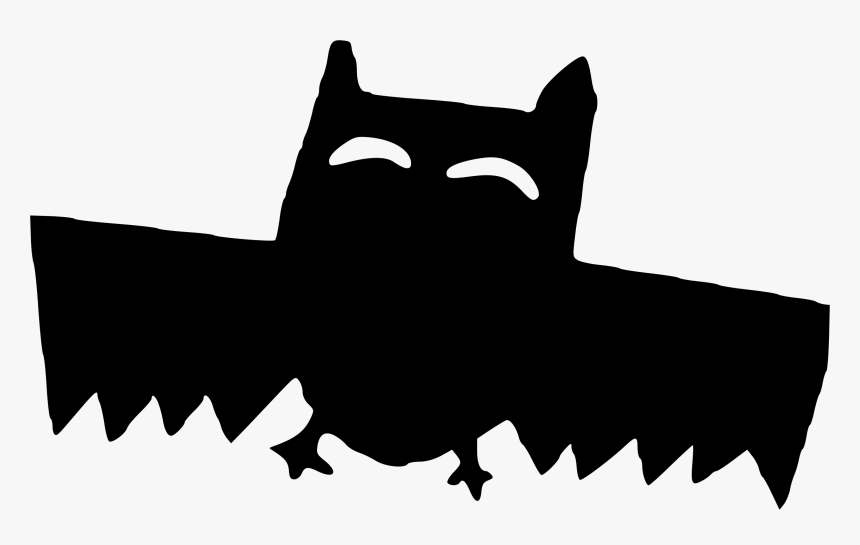 Bat,small To Medium Sized Cats,silhouette - Nickelodeon Bat, HD Png Download, Free Download