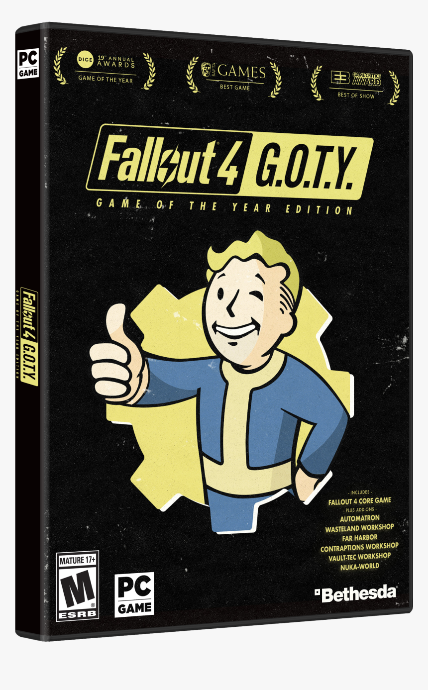 Fallout 4 Game Of The Year Edition, HD Png Download, Free Download