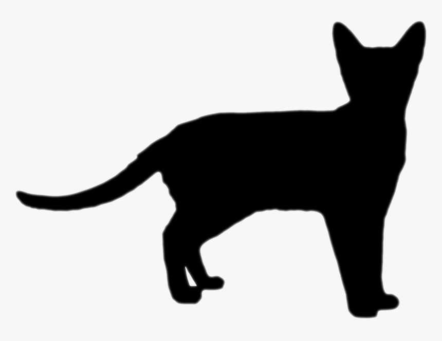 Cat Silhouette - Clip Art, HD Png Download, Free Download