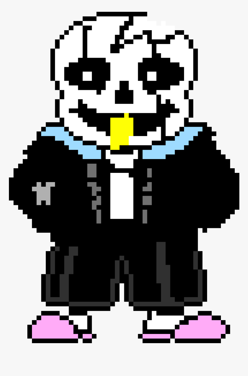 Undertale Sans Pixel Art , Png Download - Sans Undertale, Transparent ...