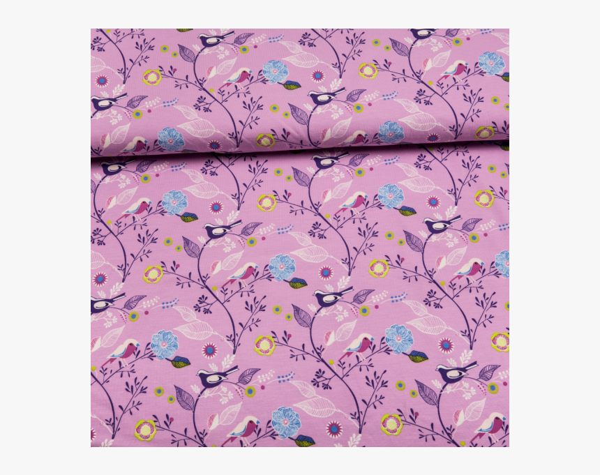 Cotton Jersey Printed Spring Flower Garden Multicolored - Bed Sheet, HD Png Download, Free Download