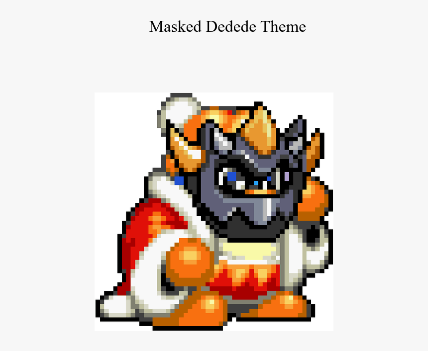 Masked Dedede Revenge Sprite, HD Png Download, Free Download