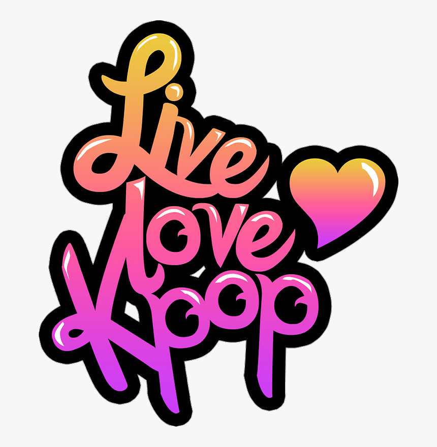 @officialstars ⭐kpop⭐ Kpop Sticker Edit Love Live Livel - Love K Pop, HD Png Download, Free Download