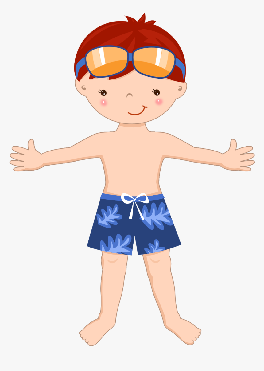 Bonecos De Praia Boys Pool Party - Cartoon Body Parts Png, Transparent Png, Free Download