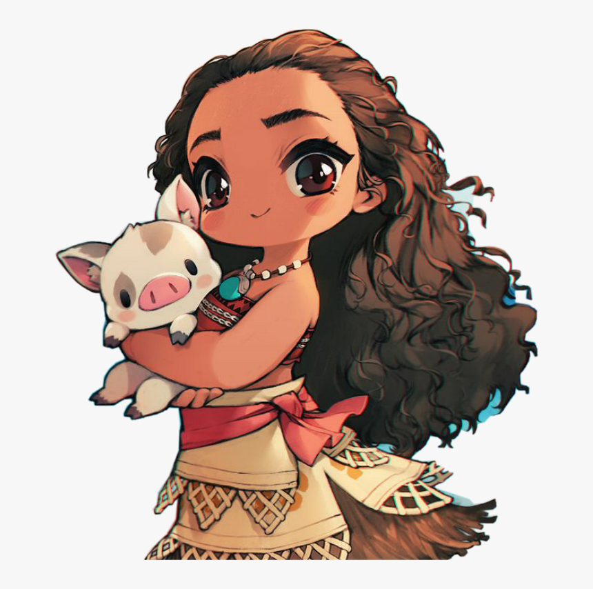 Transparent Baby Moana Clipart - Moana Kawaii, HD Png Download, Free Download