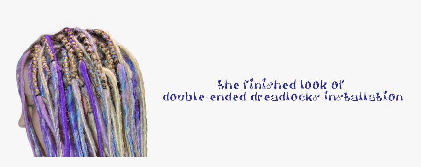 Sythethic Dreadlocks Installation - Thread, HD Png Download, Free Download