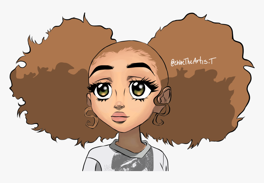 Drawing Dreadlocks Ethnic Woman - Boondocks Girl Drawing, HD Png Download, Free Download