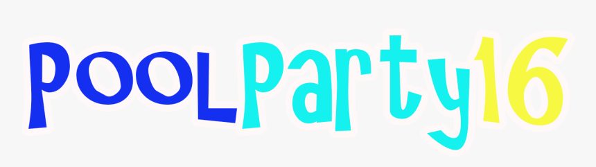 Letrero Pool Party , Png Download - Graphic Design, Transparent Png ...
