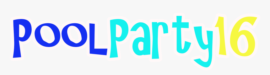 Letrero Pool Party , Png Download - Graphic Design, Transparent Png, Free Download