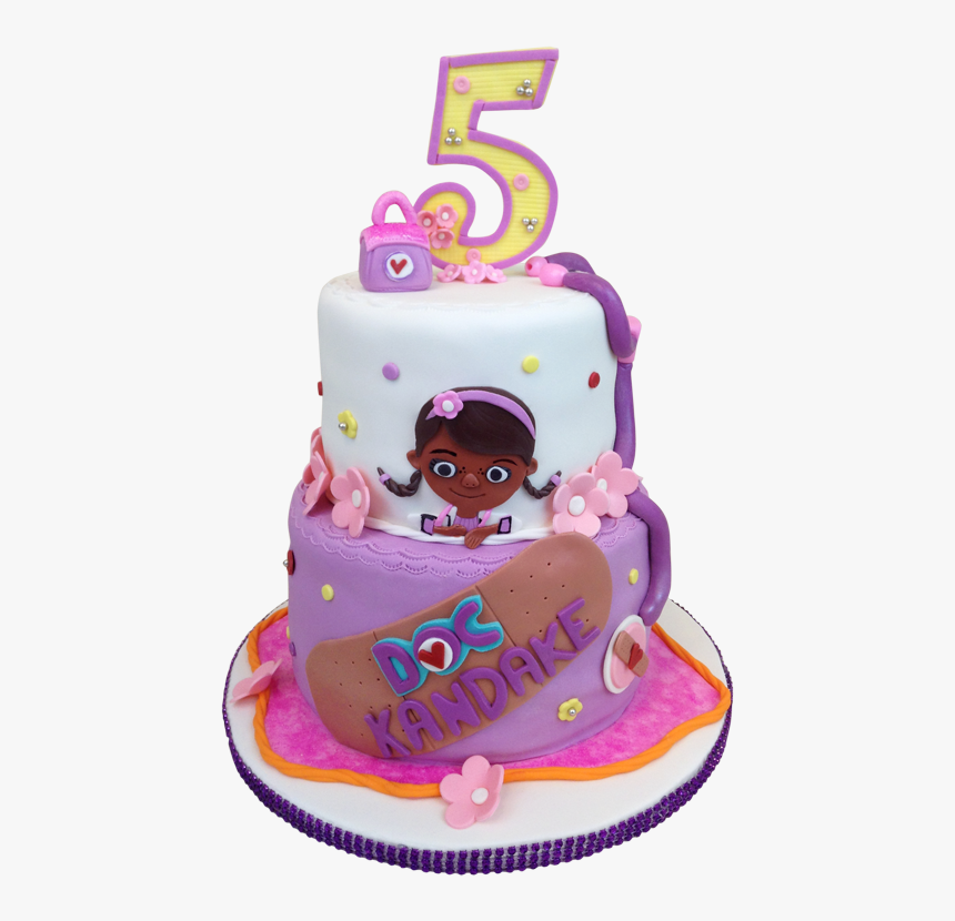 Doc Mcstuffins Birthday Cake - Doc Mcstuffins 2nd Birthday Cake, HD Png Download, Free Download