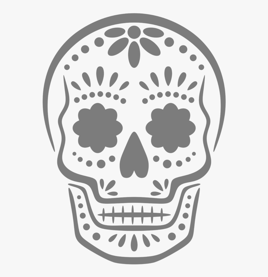 Transparent Pumpkin Head Png - Easy Sugar Skull Pumpkin Carving Stencils, Png Download, Free Download