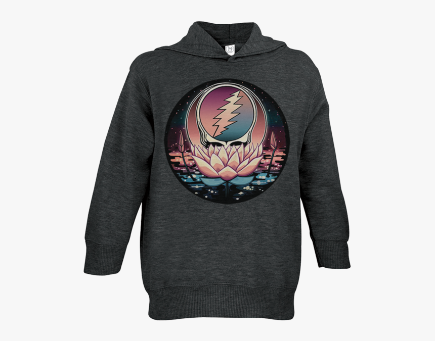Grateful Dead Lotus Stealie Toddler Hoodie - Steal Your Face, HD Png Download, Free Download