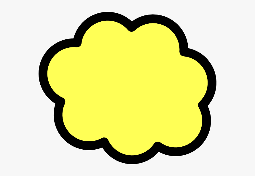 Transparent Yellow Lightning Png - Cloud Clip Art, Png Download, Free Download