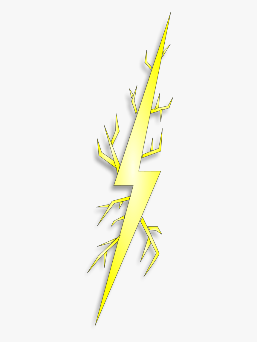 Transparent Lightning Bolt Clipart Png - Transparent Yellow Lightning Bolt, Png Download, Free Download