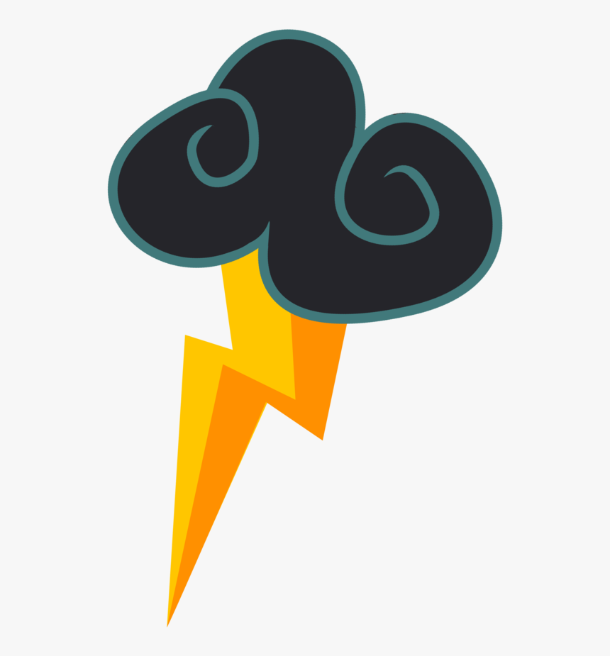 Image Gallery Lightning Cutie Mark - Mlp Cutie Mark Lightning Bolt, HD Png Download, Free Download