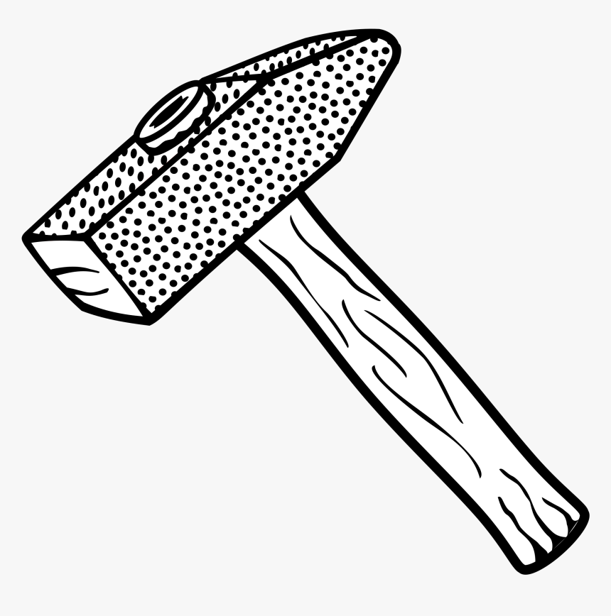 Hammer Line Drawing, HD Png Download, Free Download