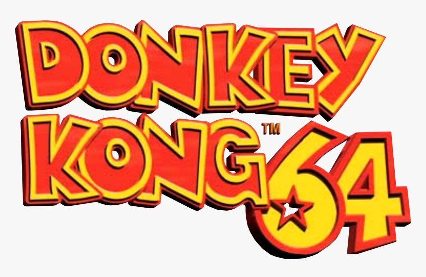 My - Donkey Kong 64 Logo, HD Png Download, Free Download