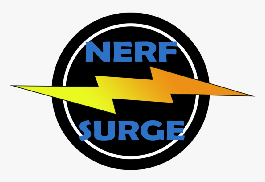 Nerf Surge Logo - Circle, HD Png Download, Free Download