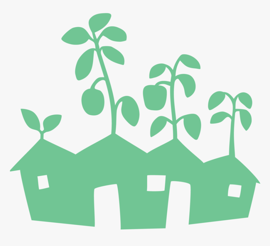 Houses Green-11 - Ecovillage Symbol, HD Png Download, Free Download