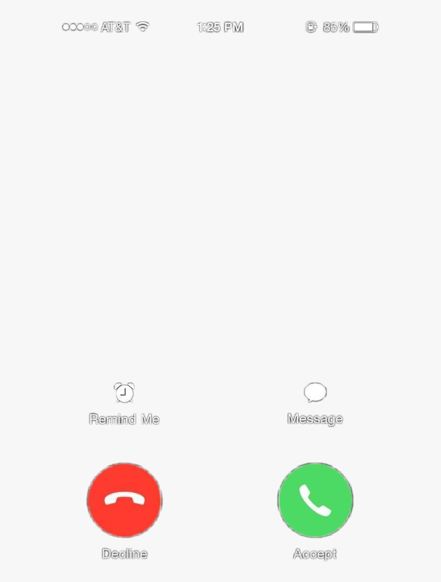 Iphone Call Screen Template
