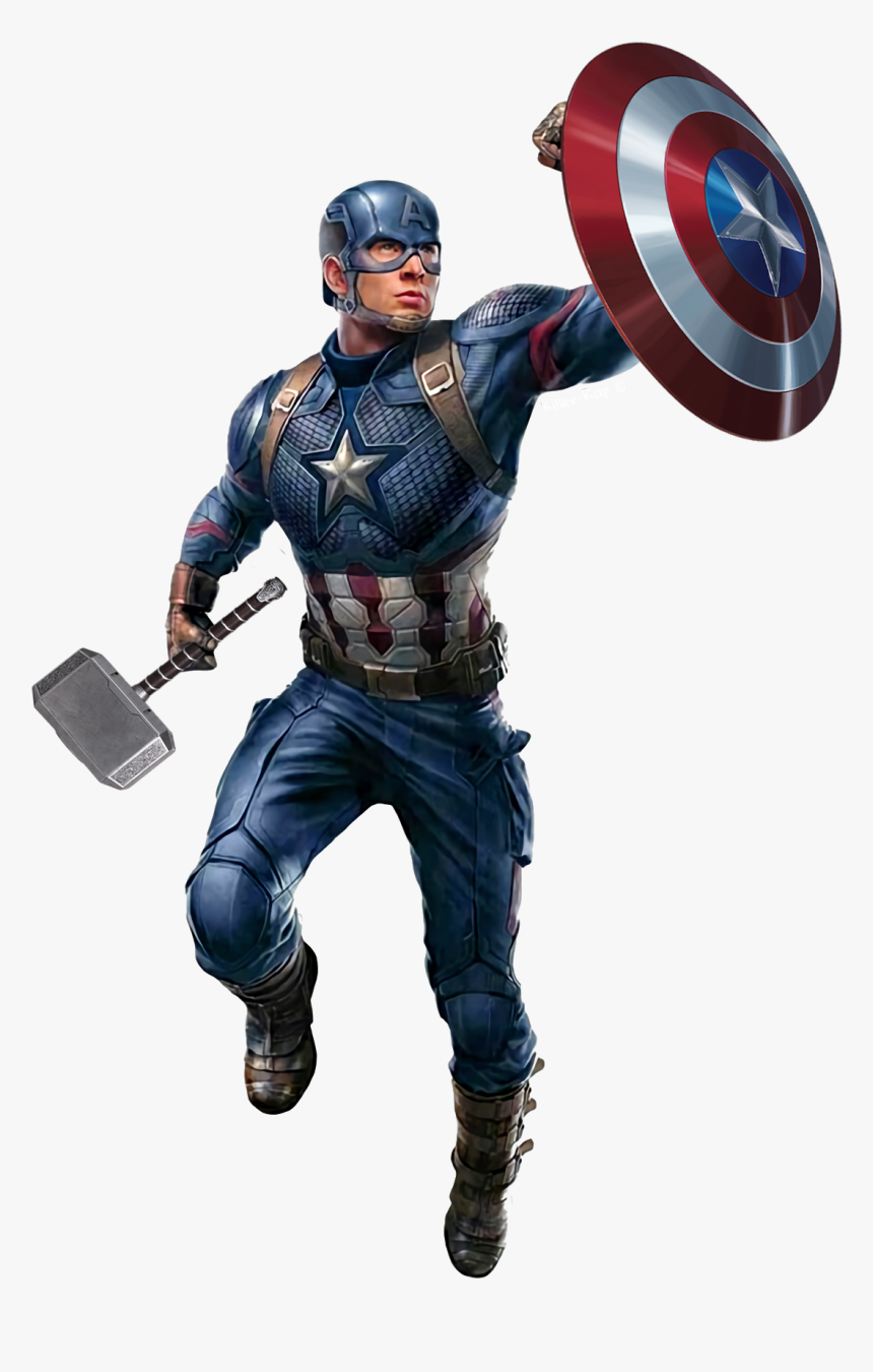 #captainamerica #mjolnir #endgame #avengersendgame - Avengers Endgame Cardboard Cutout, HD Png Download, Free Download