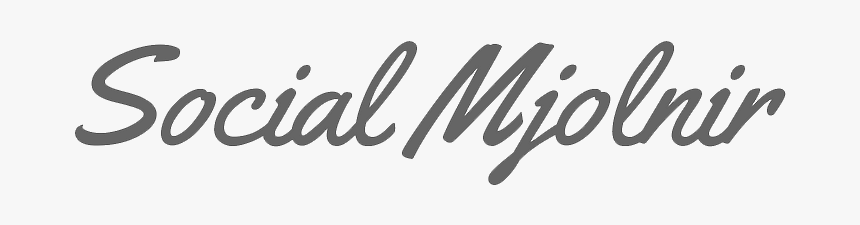 Social Mjolnir - Calligraphy, HD Png Download, Free Download