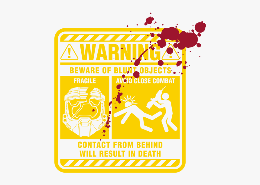 Mjolnir Warning Label, HD Png Download, Free Download
