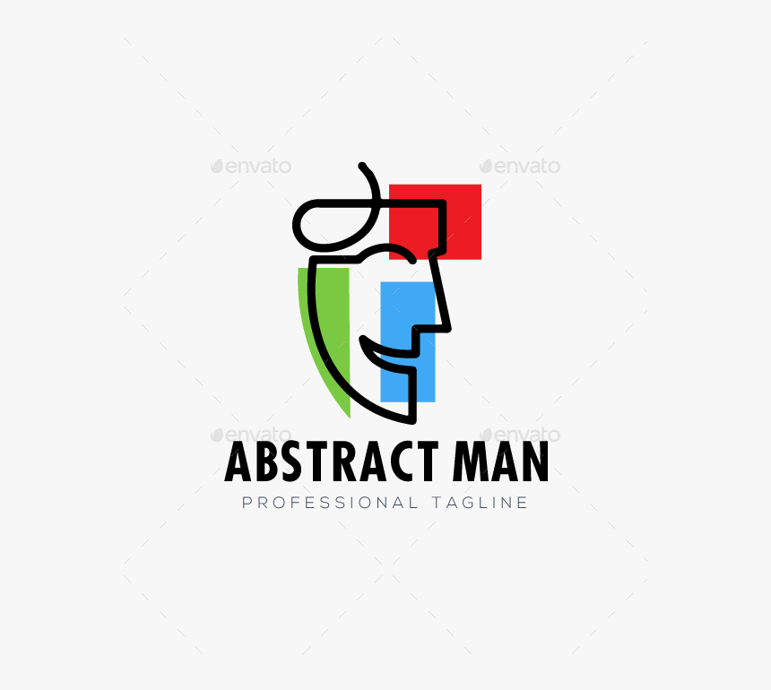 Abstract Man Face Logo - Abstract Face Logo Designs, HD Png Download, Free Download