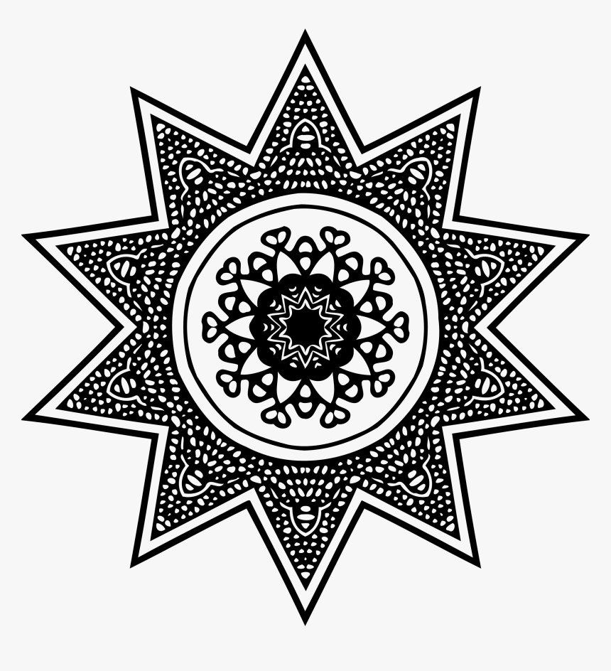 Clipart Abstract Design - Mandala Outline Tattoo Design, HD Png Download, Free Download