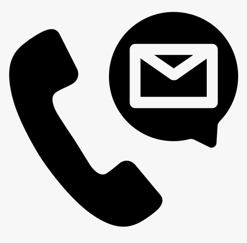 Transparent Contact Icon Png - Contact Us Icon Png Black, Png Download, Free Download