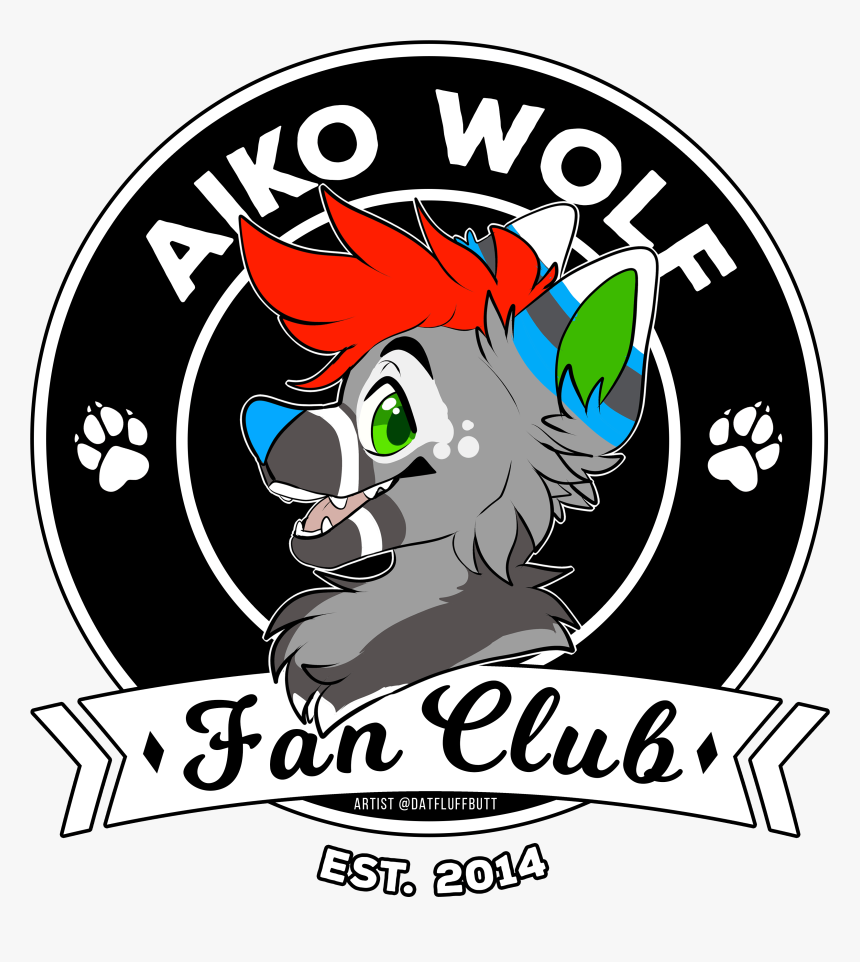 Aiko Wolf Fan Club Shirt - Furry Fan Club, HD Png Download, Free Download