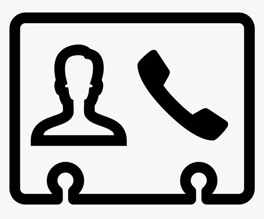 Transparent Contact Clipart - Personal Details Icon Vector Png, Png Download, Free Download