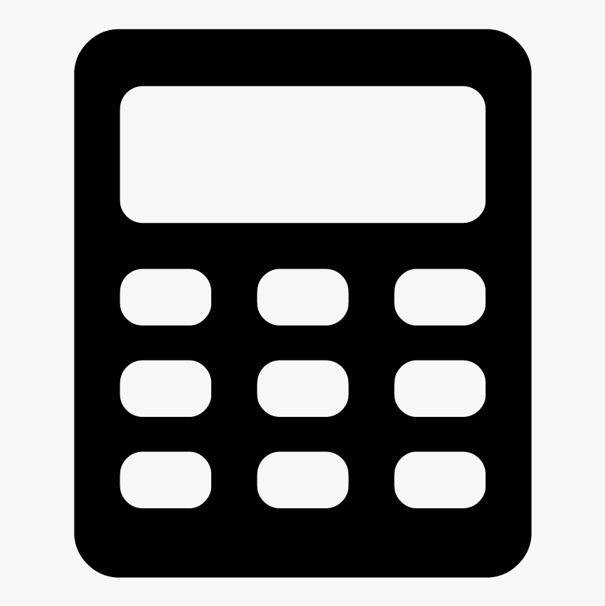 Calculator Clipart Vector Png - Png Calculator Icon Vector, Transparent Png, Free Download