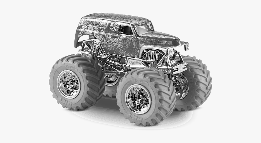 Grave Digger Monster Truck Png - Grave Digger Monster Jam Hot Wheels, Transparent Png, Free Download