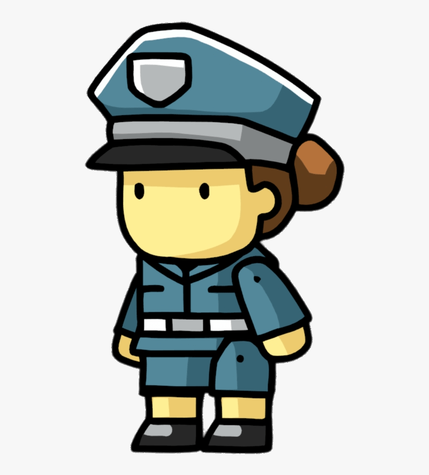 Scribblenauts Cop Png Clipart , Png Download - Scribblenauts Police Transparent Png, Png Download, Free Download