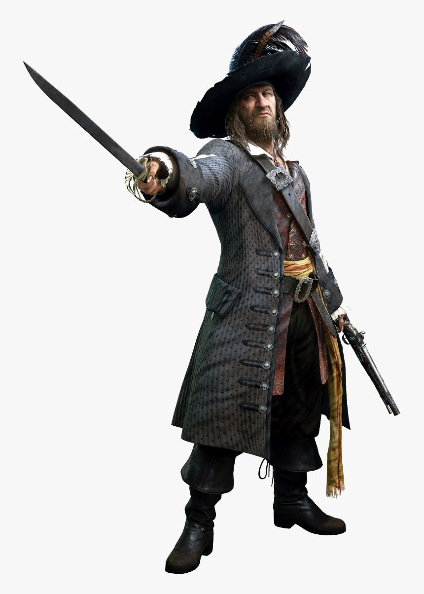 Captain Barbossa Khiii - Pirates Of The Caribbean Barbossa Png, Transparent Png, Free Download