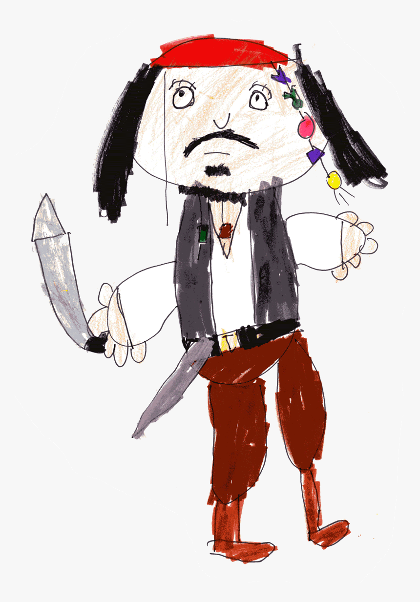 Captain Jack Sparrow For Helen Lawrie - Illustration, HD Png Download, Free Download