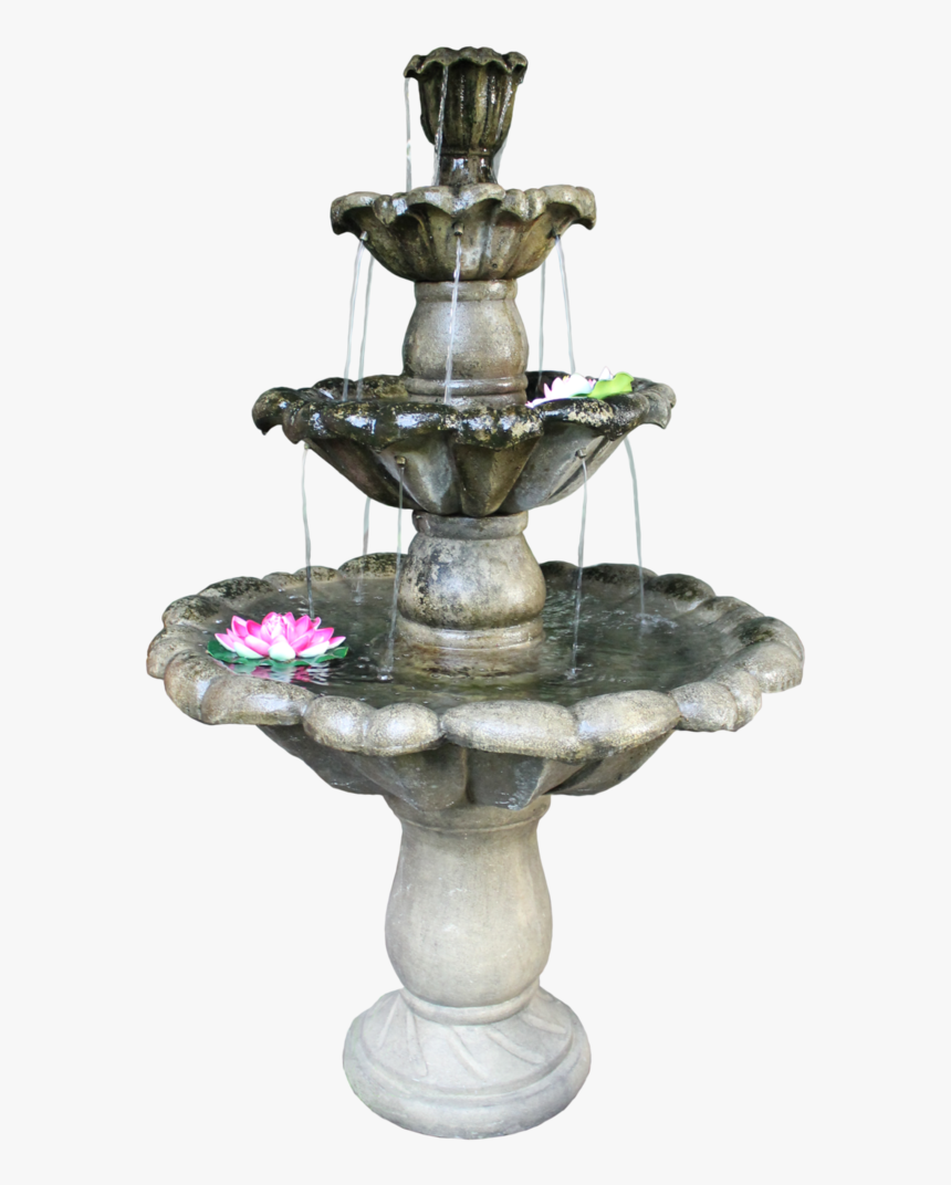 Transparent Water Fountains Clipart - Garden Fountain Png, Png Download, Free Download