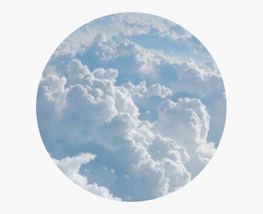 Transparent Cloudy Sky Png - Aesthetic White And Blue, Png Download, Free Download