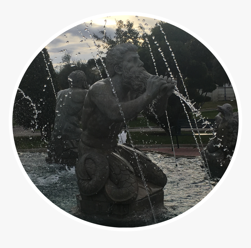 #fountain #sculpture #png #pngstickers #pngedit Old - Circle, Transparent Png, Free Download