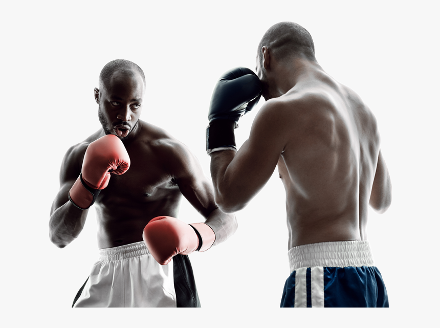 Two Men Boxing - Boxing Fight Png, Transparent Png, Free Download